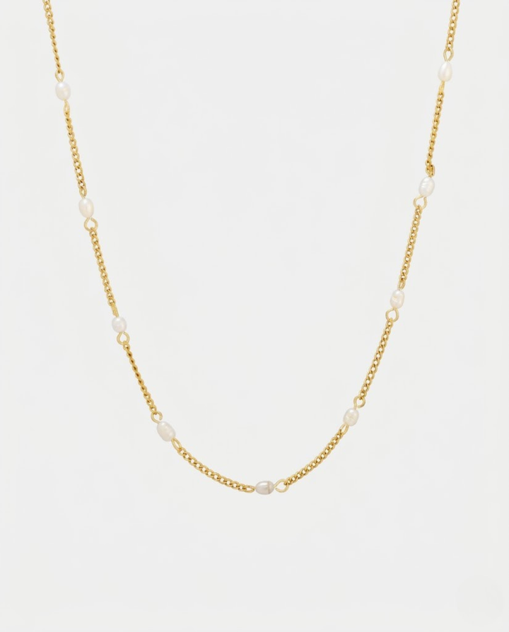 Minimalistický perlový náhrdelník