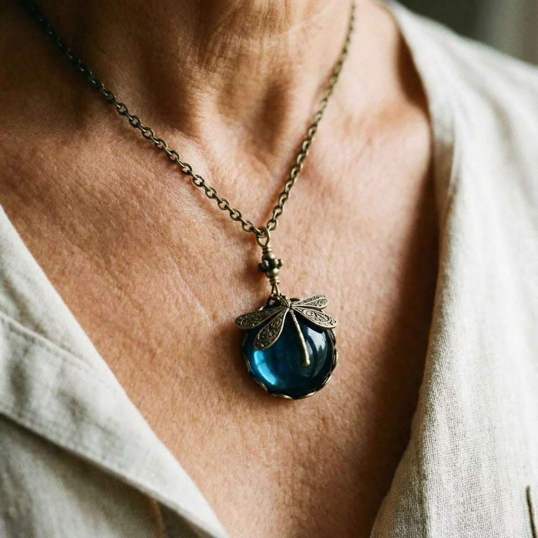 Vintage Dragonfly Necklace