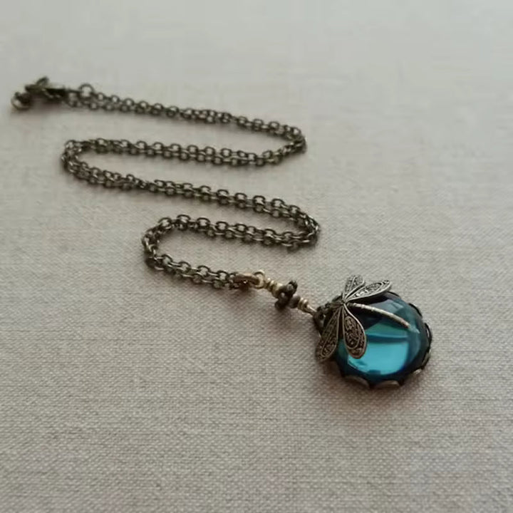 Vintage Dragonfly Necklace