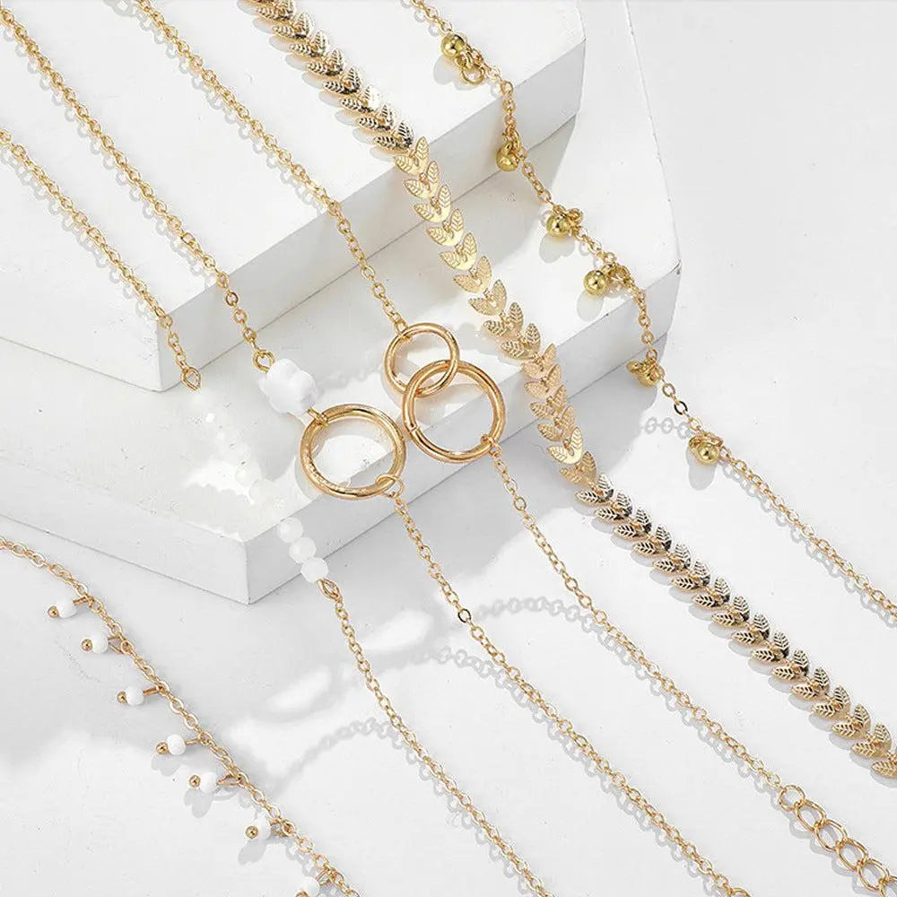 Sada Boho Náramkov v Zlate