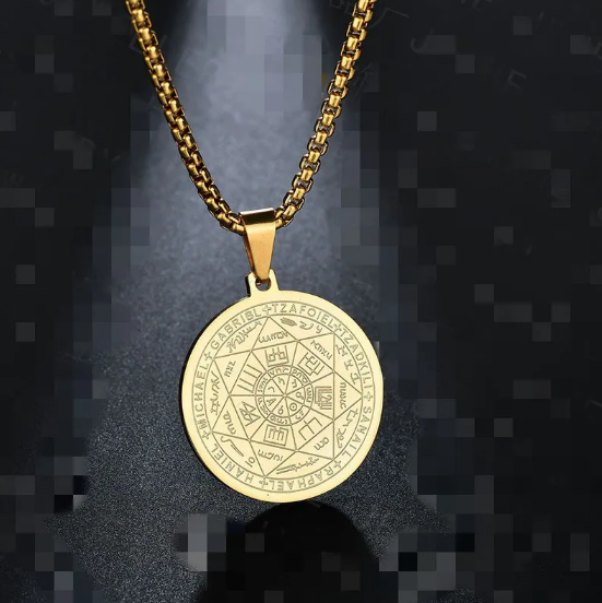 Náhrdelník s príveskom Tritone Anjel Šesť Hviezd