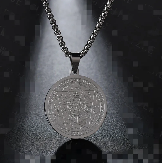 Náhrdelník s príveskom Tritone Anjel Šesť Hviezd