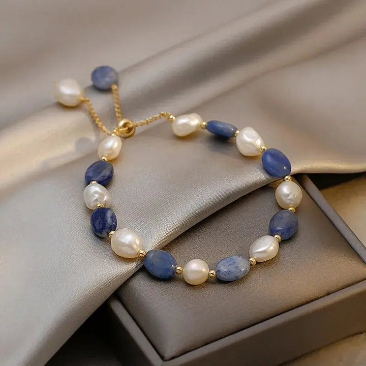 Elegantná perlová náramok z oceánu